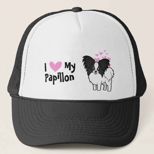 Casquette J'aime mon Papillon (Devant)