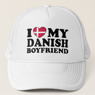 Casquette J'aime mon petit ami danois