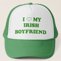 J'aime mon petit ami irlandais Chapeau