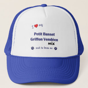 Casquette J'aime mon petit mélange de Vendeen de griffon de
