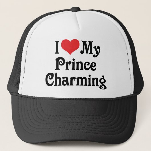 Casquette J'aime mon prince charmant (Devant)