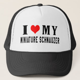 Casquette J'aime mon Schnauzer miniature