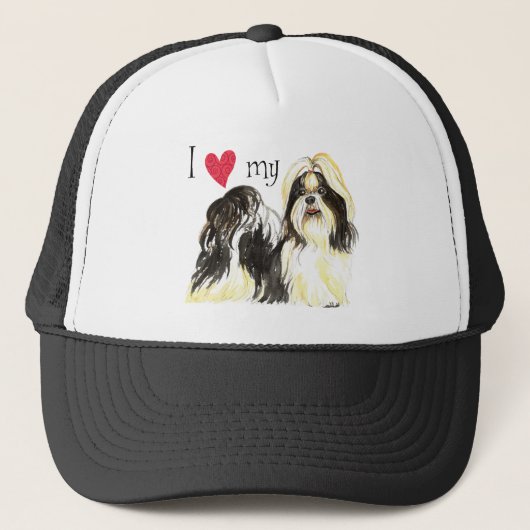 Casquette J'aime mon Shih Tzu (Devant)