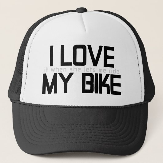 CASQUETTE J'AIME MON VÉLO (Devant)