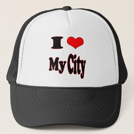 Casquette J'aime mon Ville-Casquette (1) (Devant)