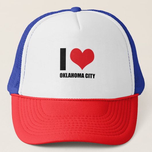 Casquette J'aime Oklahoma city (Devant)