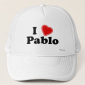 Casquette J'aime Pablo (Devant)