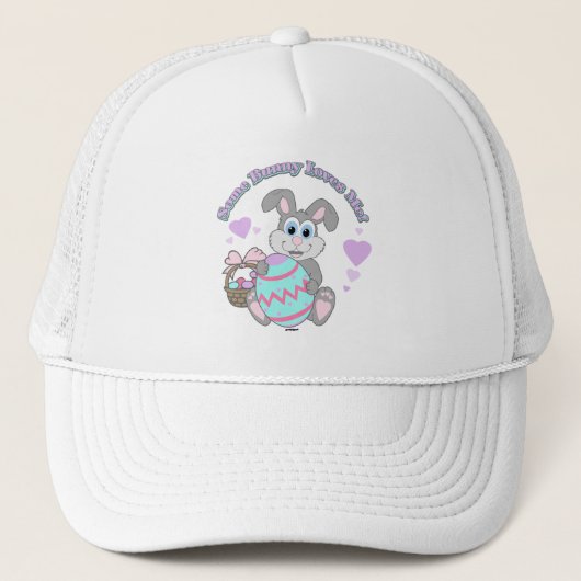 Casquette J'Aime Pâques ! Lapin de Pâques (Devant)
