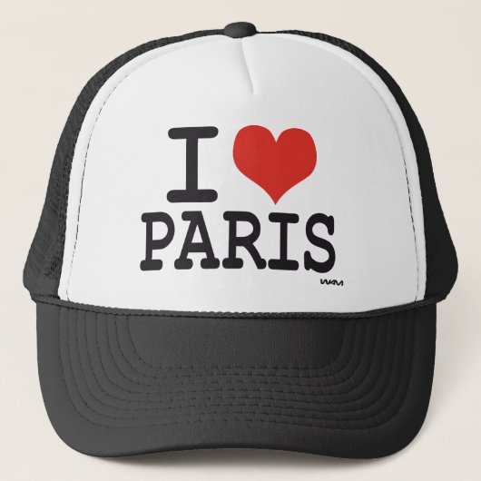 Casquette J'aime Paris (Devant)