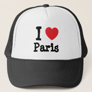 Casquette J'aime Paris coeur T-shirt