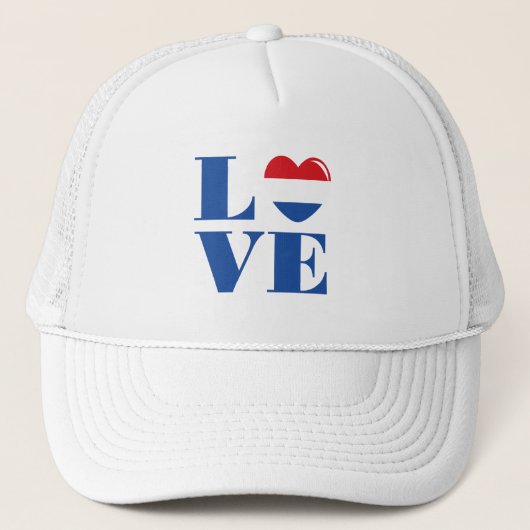 Casquette J'aime Pays-Bas (Devant)