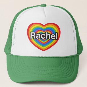 Casquette J'aime Rachel. Je t'aime Rachel. Coeur