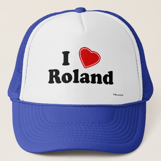 Casquette J'aime Roland (Devant)