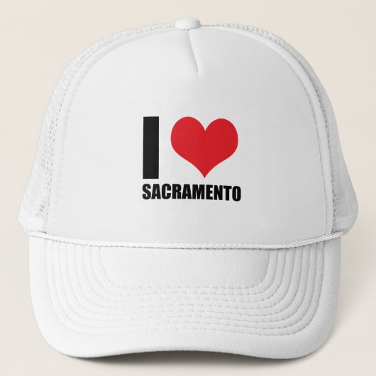 Casquette J'aime Sacramento (Devant)