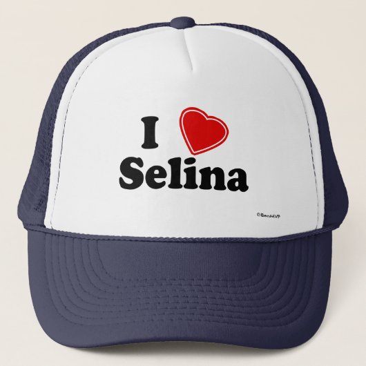 Casquette J'aime Selina (Devant)