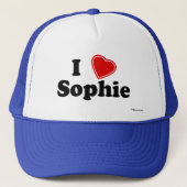 Casquette J'aime Sophie (Devant)