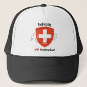 Casquette J'aime Suisse Mütze (Devant)