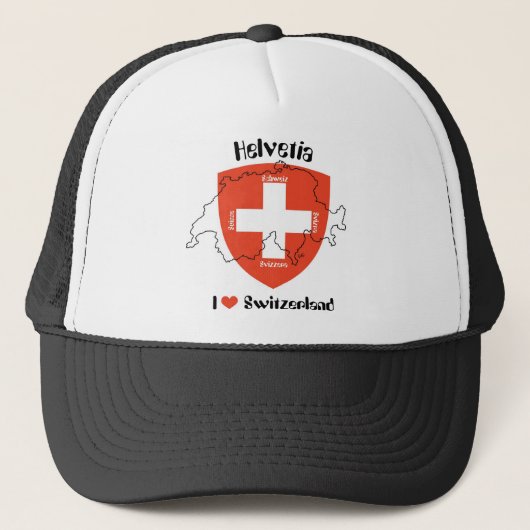 Casquette J'aime Suisse Mütze (Devant)