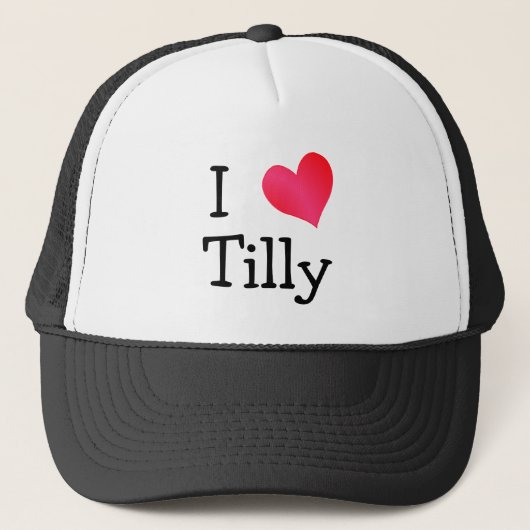Casquette J'aime Tilly (Devant)