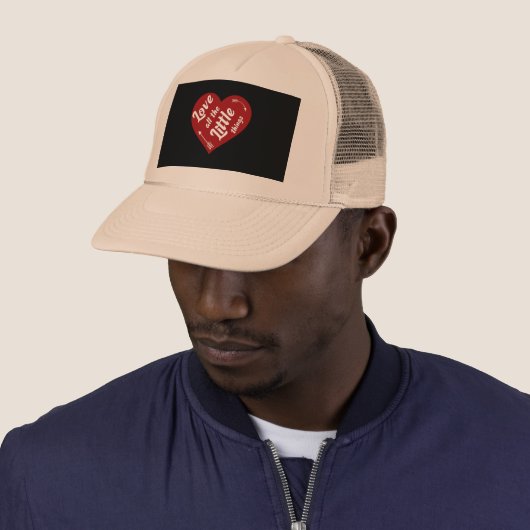 Casquette J'aime toutes les petites choses design (En situation)