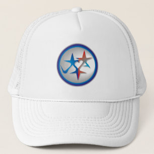 CASQUETTE J'AIME USA/EEUU FLAG/STARS/FLAG DE MASANSER PIXEL