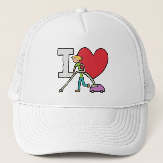 Casquette J'Aime Vacuumer (Devant)