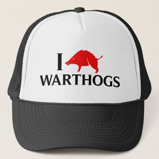 Casquette J'aime Warthogs (Devant)