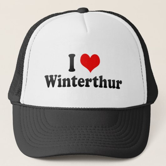 Casquette J'aime Winterthur, Suisse (Devant)