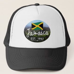 Casquette "Jamaïque Est. Montagnes Bleues 1962 Avec Drapeau