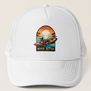 Casquette Jamais mieux - Squelette Surf Sunset Wave