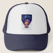 Casquette James Webb télescope spatial Illustration Art (Devant)