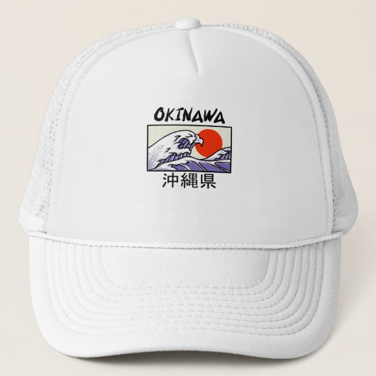Casquette Japon Wave Beach Okinawa (Devant)