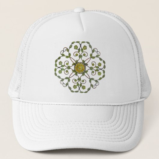 Casquette Jardin Floral (Devant)