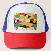 Casquette Jardin magique Abstrait (Devant)