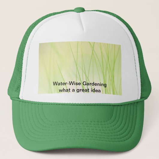 Casquette Jardinage Eau-Sage (Devant)