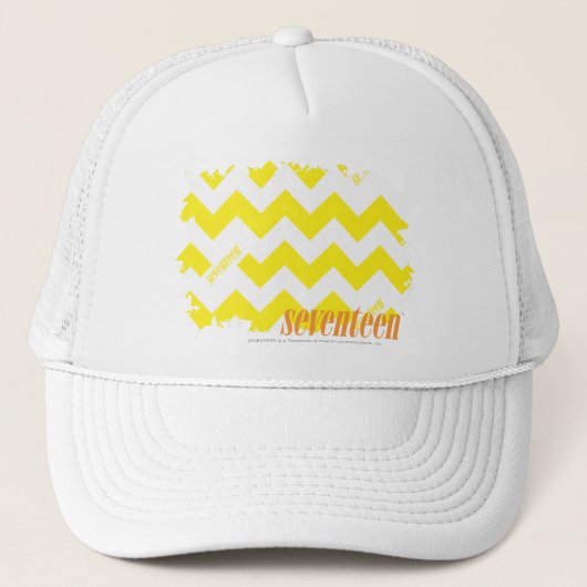Casquette Jaune 2 de zigzag (Devant)