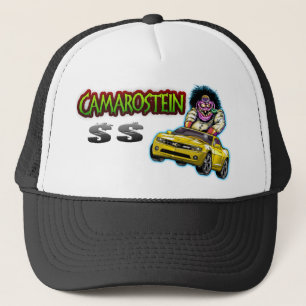 Casquette jaune de Chevy Camaro solides solubles