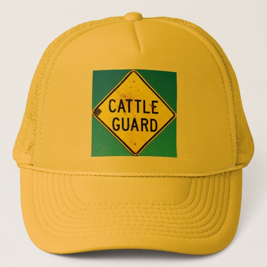 casquette jaune de garde de bétail (Devant)