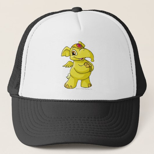 Casquette Jaune d'Elephante (Devant)