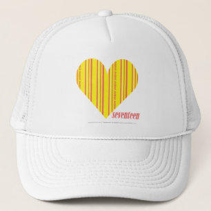 Casquette Jaune mince 3 de rayures