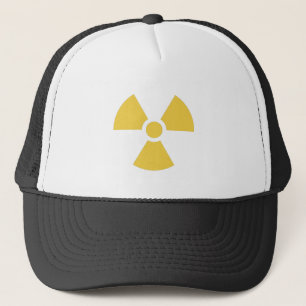 Casquette Jaune nucléaire de symbole