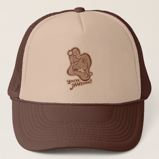 Casquette Jawsome, requin (Devant)