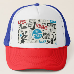 Casquette Jazz Doodle : Mélange de Musique Eclectique