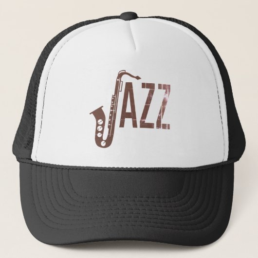 Casquette Jazz Typographie Sax (Devant)