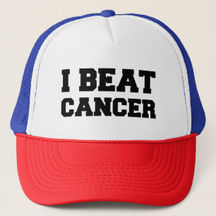 Casquette Je bat le chapeau du camionneur de cancer