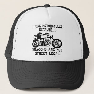 Casquette Je Circule En Moto Parce Que Les Dragons Ne Sont P