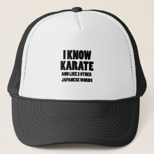 Casquette Je connais le karaté