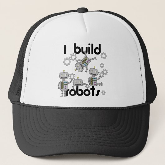 Casquette Je construis des robots (Devant)
