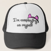 Casquette Je cosplaying comme moi-même (Devant)