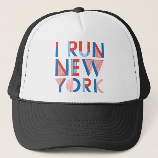 Casquette Je cours New York (Devant)